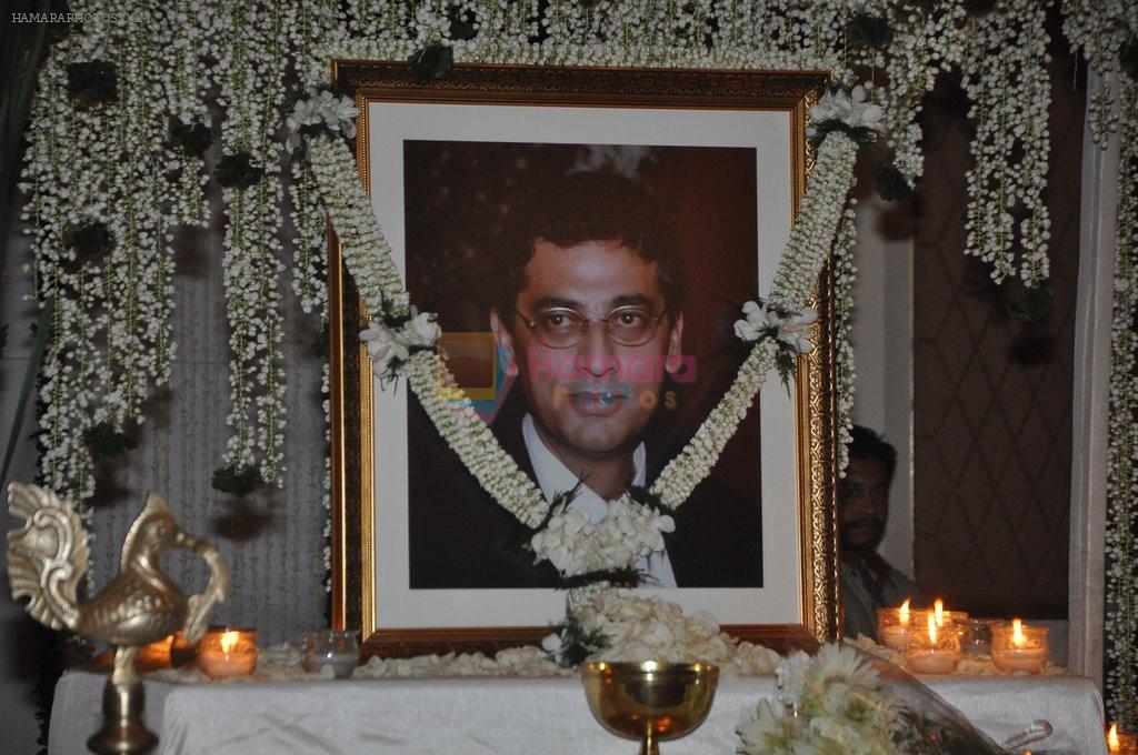 at Bobby Chawla's prayer meet in Taj Land's End, Mumbai on 11th March 2014