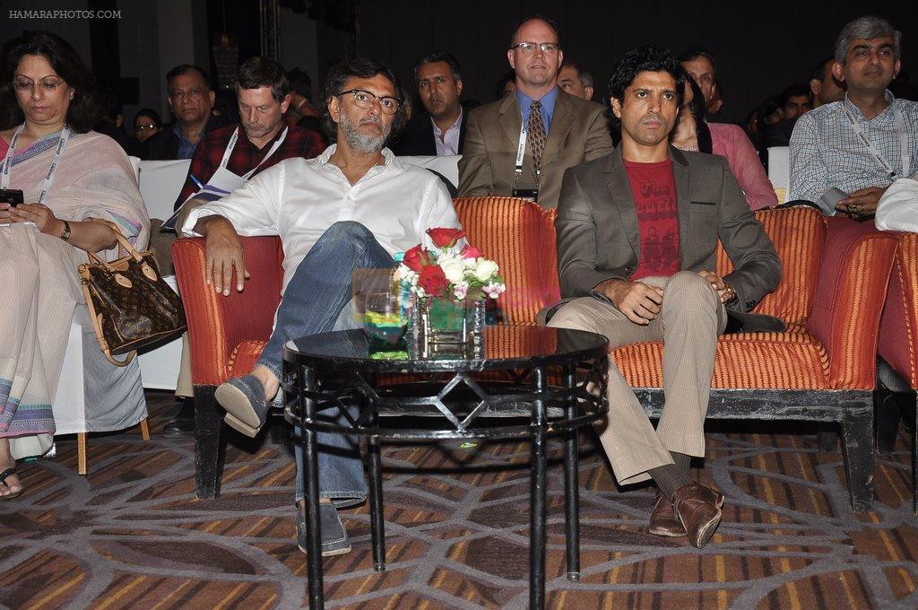Farhan Akhtar, Rakesh mehra at FICCI FRAMES 2014 seminar day 1 in Mumbai on 12th March 2014