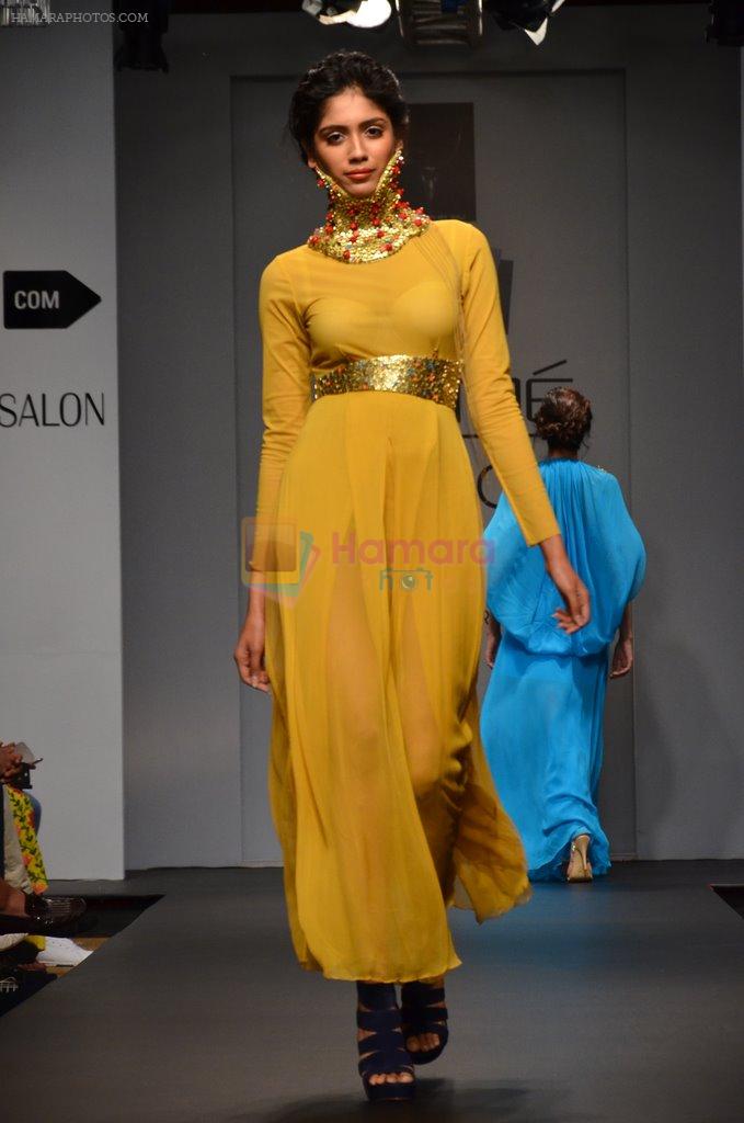 Model walk for Swagger by Saj Jabong Show at LFW 2014 Day 1 in Grand Hyatt, Mumbai on 12th March 2014