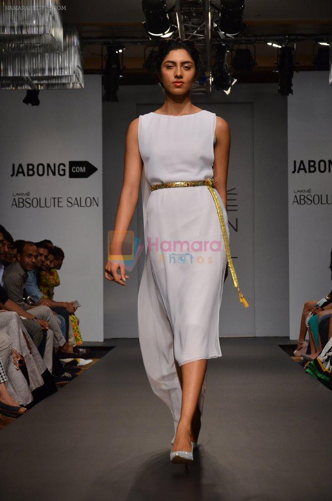 Model walk for Swagger by Saj Jabong Show at LFW 2014 Day 1 in Grand Hyatt, Mumbai on 12th March 2014