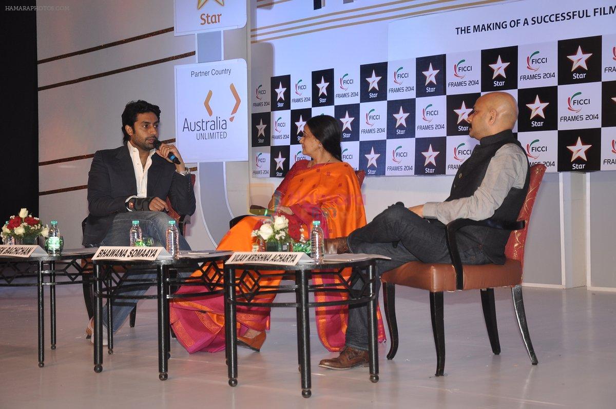 Abhishek Bachchan at FICCI-FRAMES 2014 in Mumbai on 13th March 2014