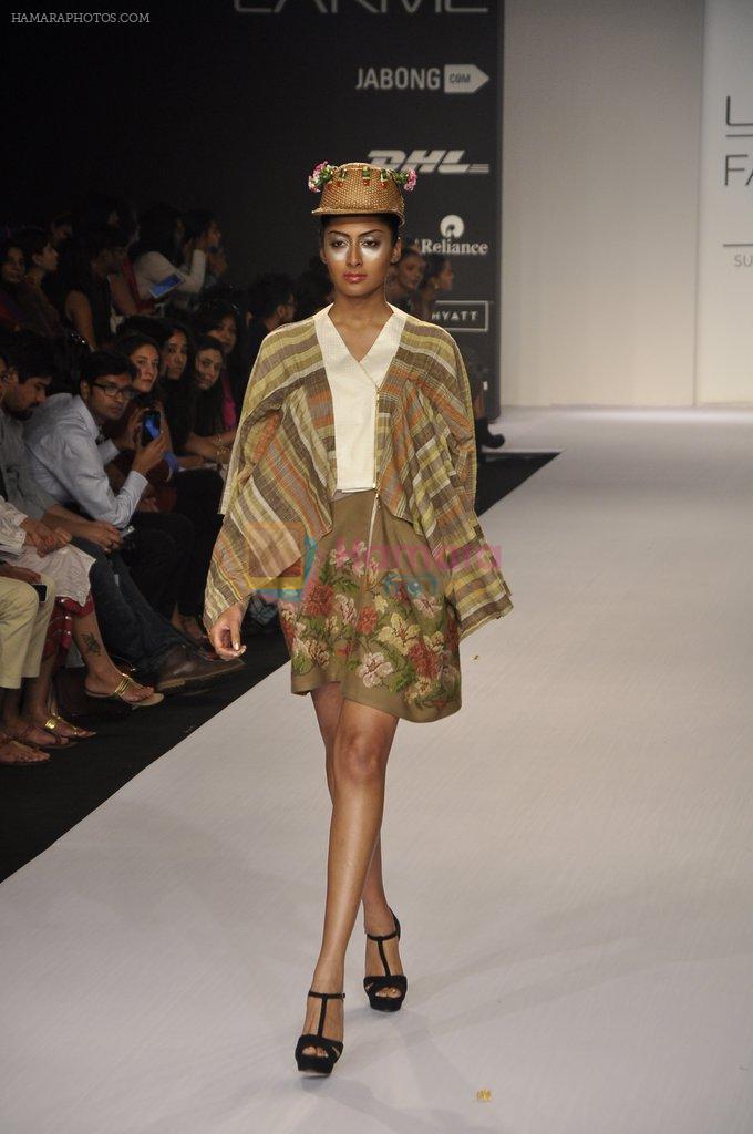Model walk for N and S Gaia Show at LFW 2014 Day 3 in Grand Hyatt, Mumbai on 14th March 2014