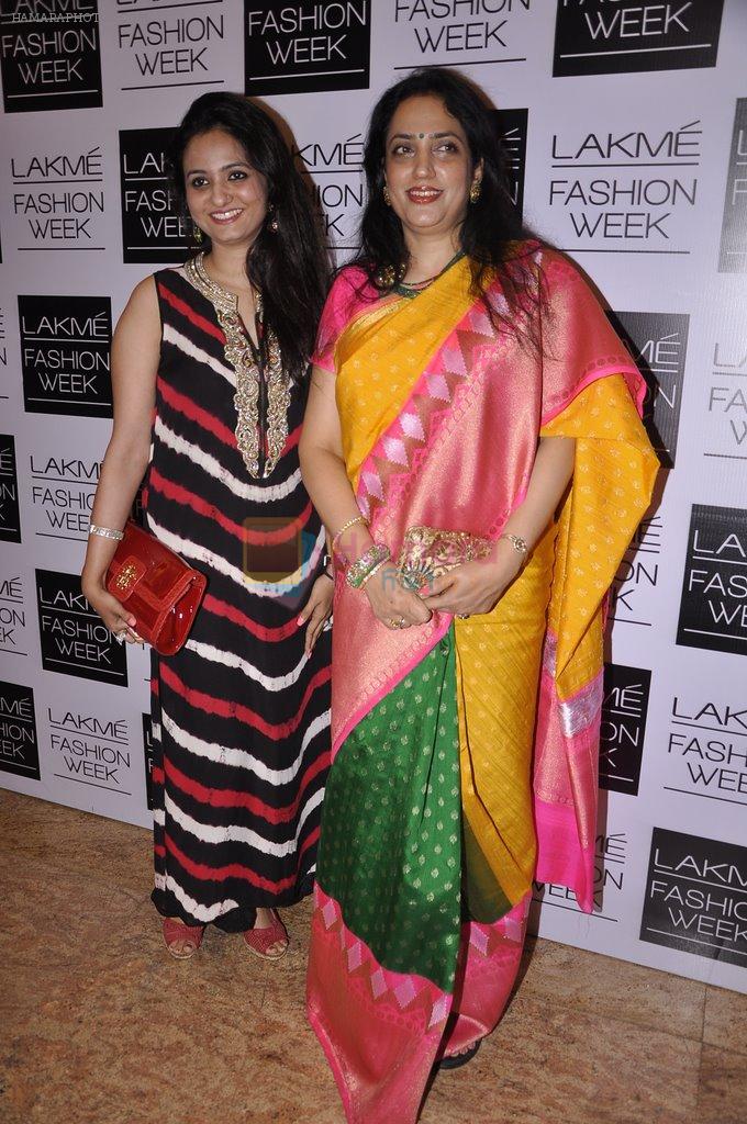 Rashmi Thackeray on Day 3 at LFW 2014 in Grand Hyatt, Mumbai on 14th March 2014