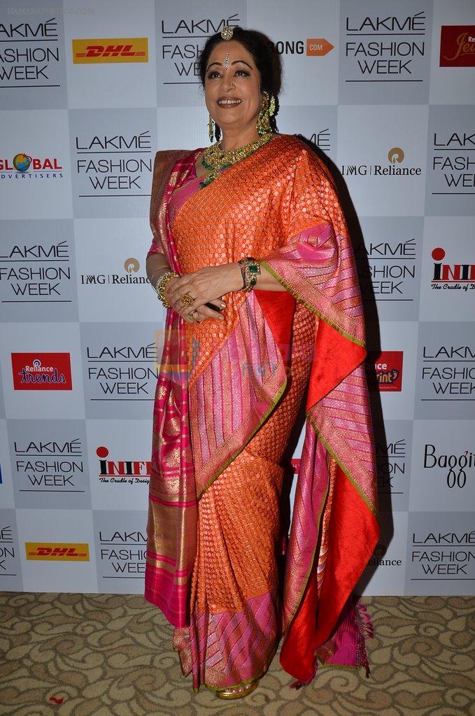 Kiron Kher on Day 3 at LFW 2014 in Grand Hyatt, Mumbai on 14th March 2014