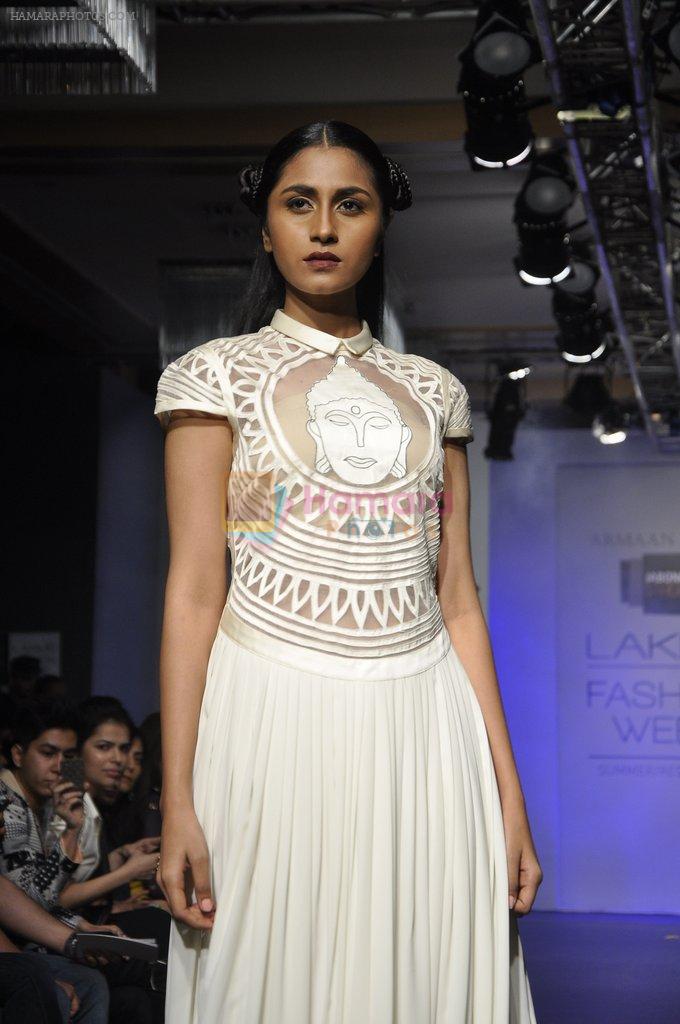 Model walk for Arman and Aiman Show at LFW 2014 Day 3 in Grand Hyatt, Mumbai on 14th March 2014