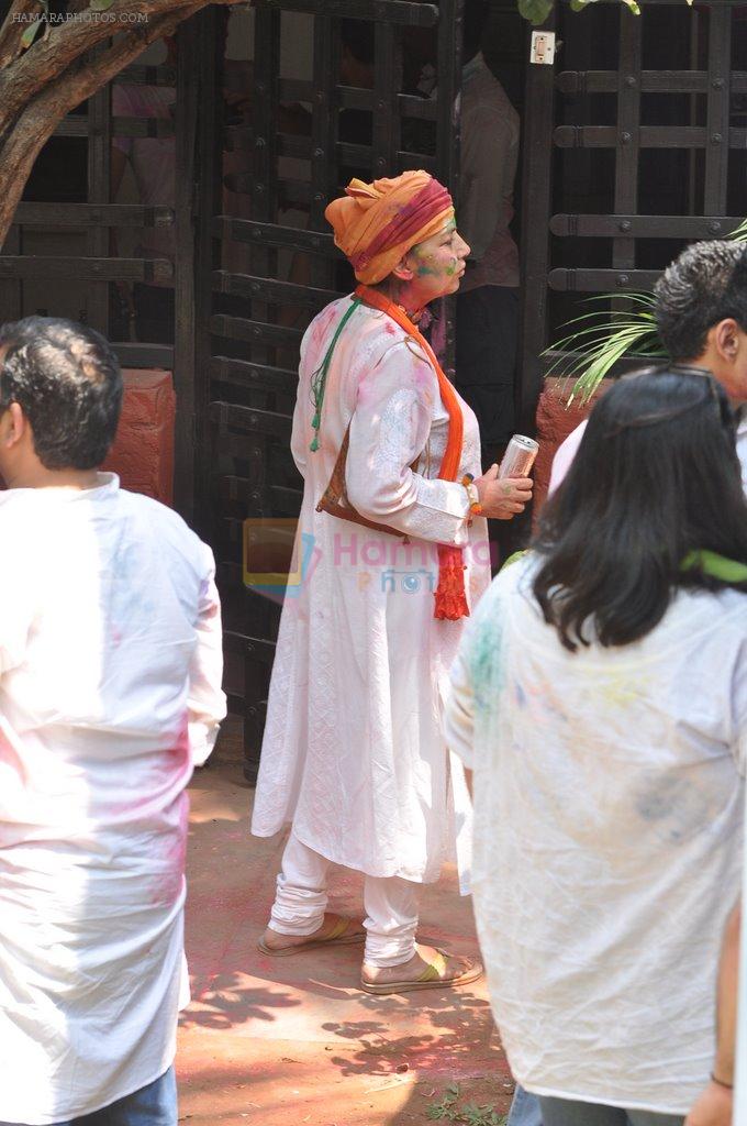Shabana's Holi Celebration in Mumbai on 17th March 2014