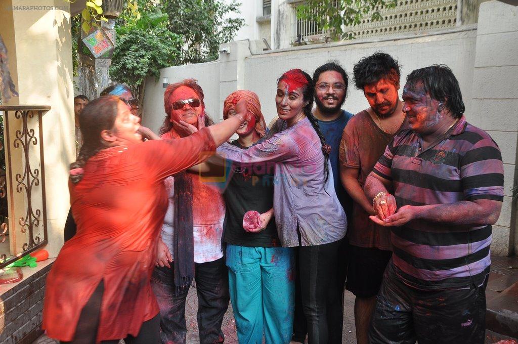Bappi Lahiri Holi Celebrations in Mumbai on 17th March 2014
