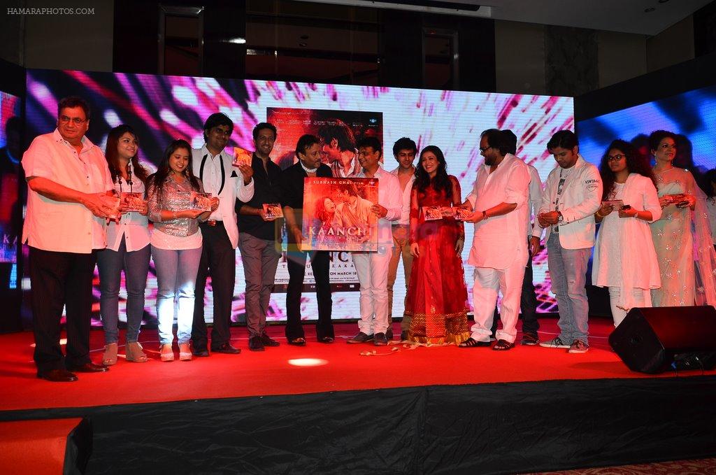 Sulaiman Merchant, Subhash Ghai, Irshad Kamil, Salim Merchant, Jackie Shroff, Mishti, Kartik Aaryan at Kaanchi music launch in Sofitel, Mumbai on 18th March 2014