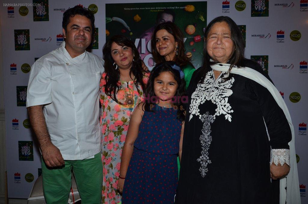 Vivky Ratnani at the launch of chef Vicky Ratnani's book in Nido, Mumbai on 20th March 2014