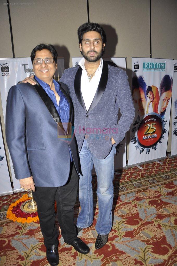 Abhishek Bachchan at Vashu Bhagnani's bash who completes 25 years in movie world in Marriott, Mumbai on 22nd March 2014