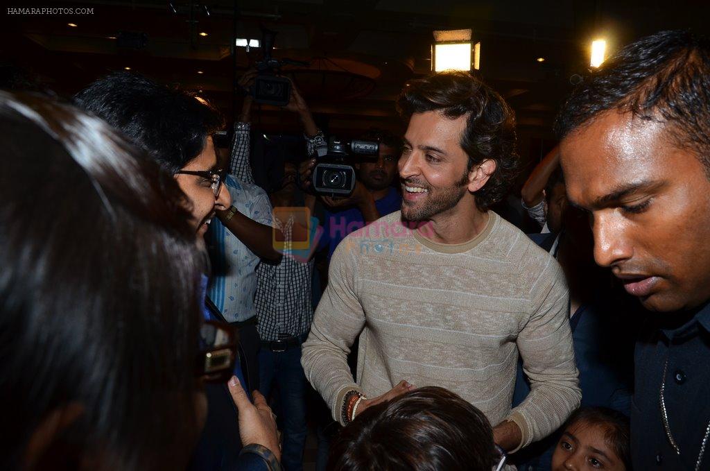 Hrithik Roshan at Vashu Bhagnani's bash who completes 25 years in movie world in Marriott, Mumbai on 22nd March 2014
