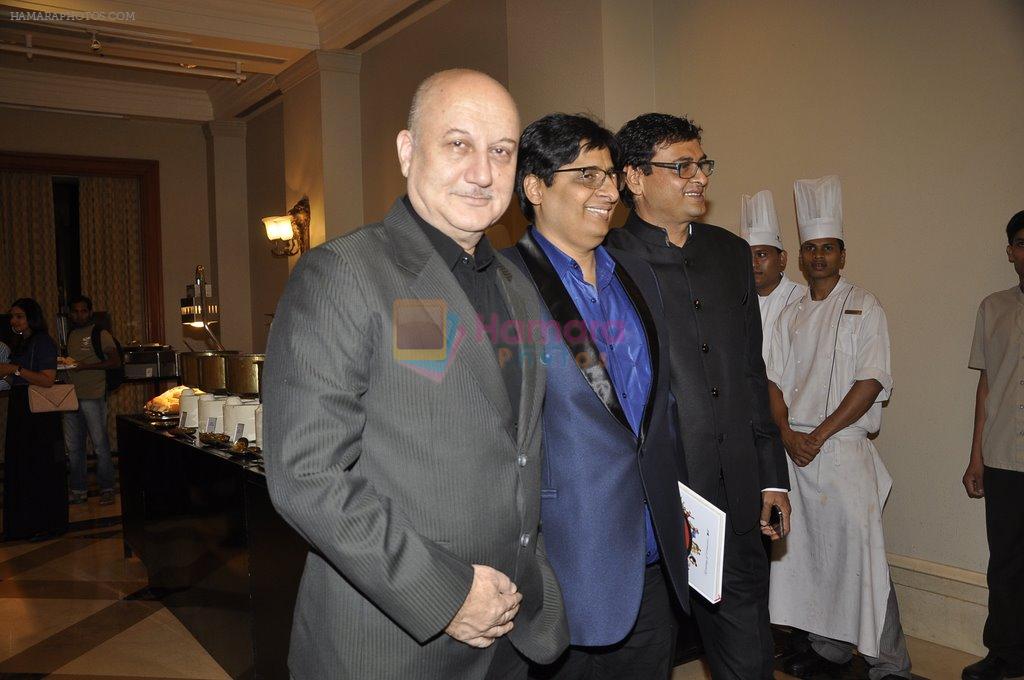 Anupam Kher at Vashu Bhagnani's bash who completes 25 years in movie world in Marriott, Mumbai on 22nd March 2014