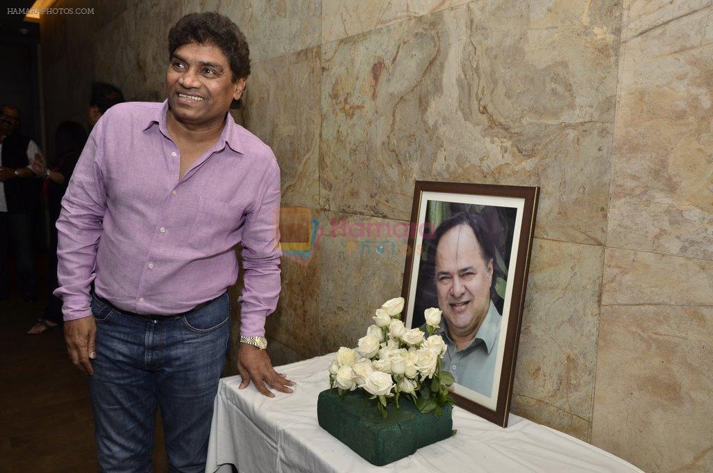 Johnny Lever at Club 60 screening on occasion of 100 days and tribute to Farooque Shaikh in Lightbox, Mumbai on 23rd March 2014