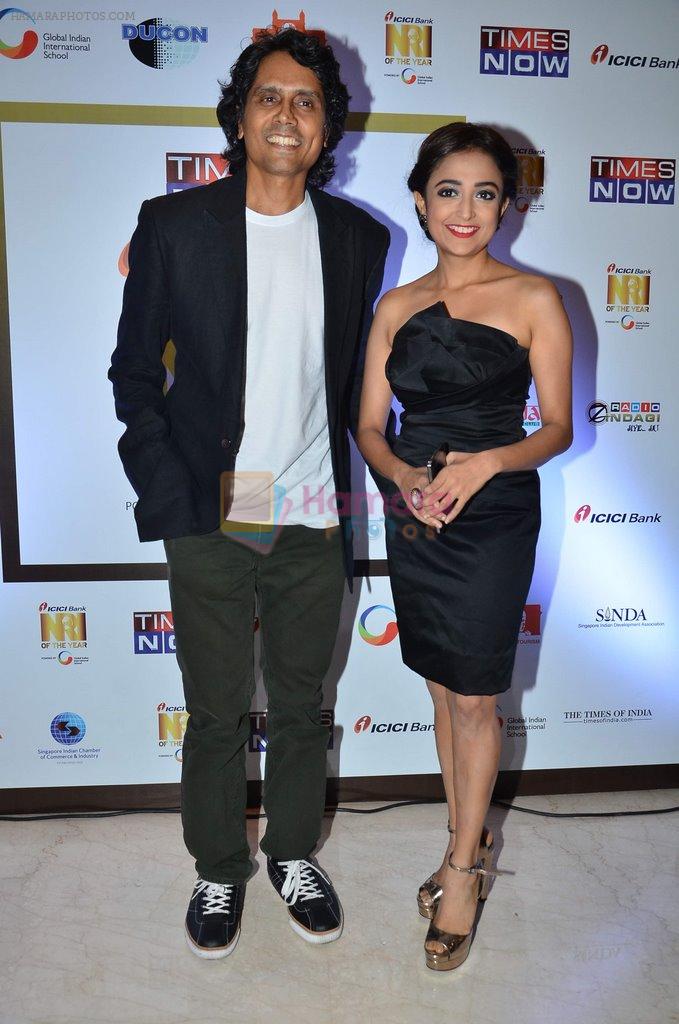 Monali Thakur, Nagesh Kukunoor at Times Now NRI Awards in Mumbai on 24th March 2014