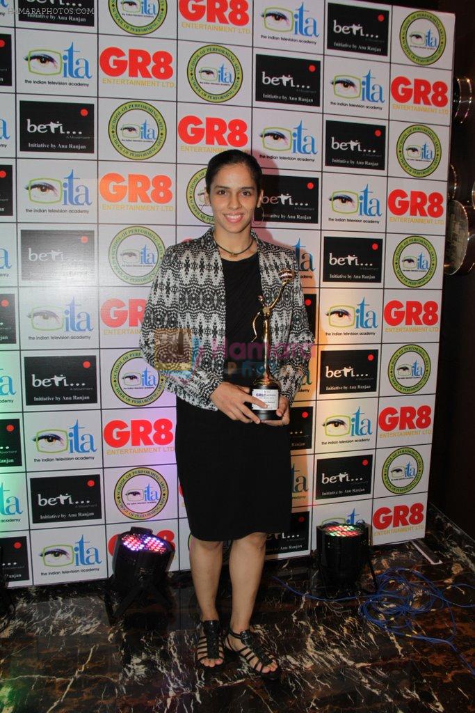 Saina Nehwal at Gr8 women Awards, Mumbai on 24th March 2014