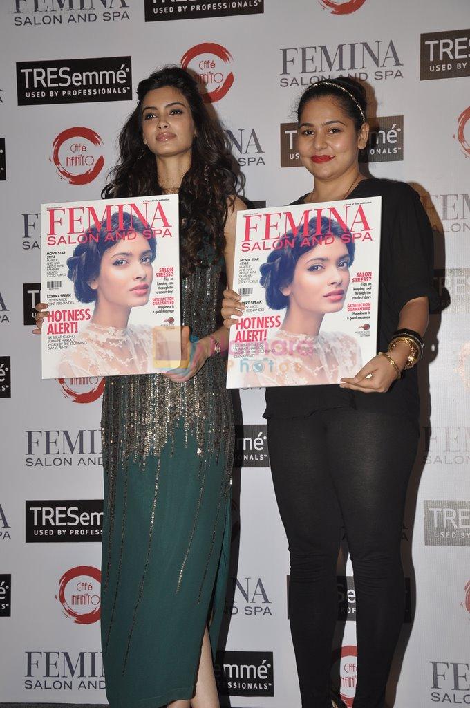 Diana Penty launches Femina Saloon and Spa's latest issue in Andheri, Mumbai on 25th March 2014