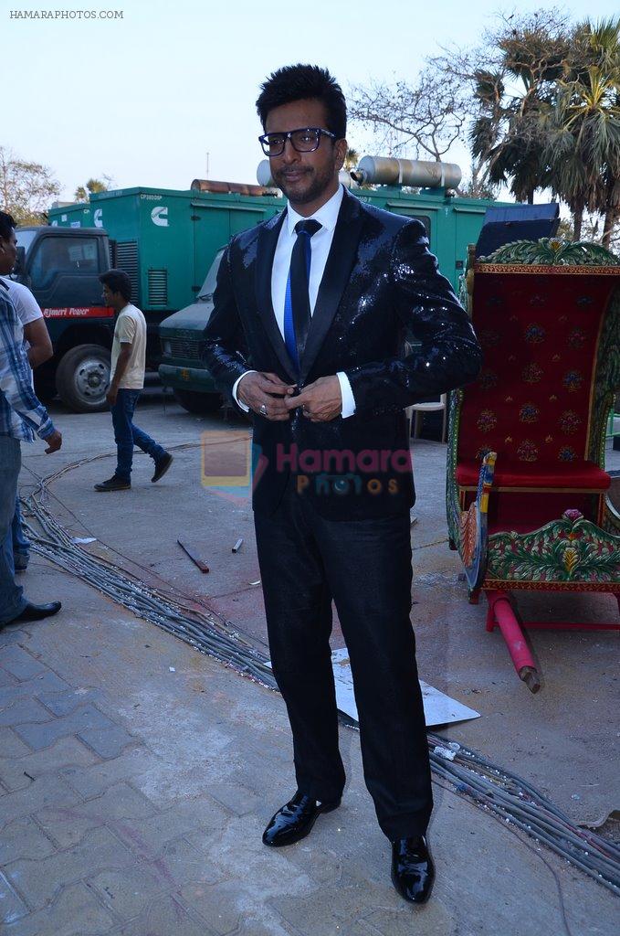 Javed Jaffrey on the sets of Boogie Woggie grand finale in Malad, Mumbai on 25th March 2014