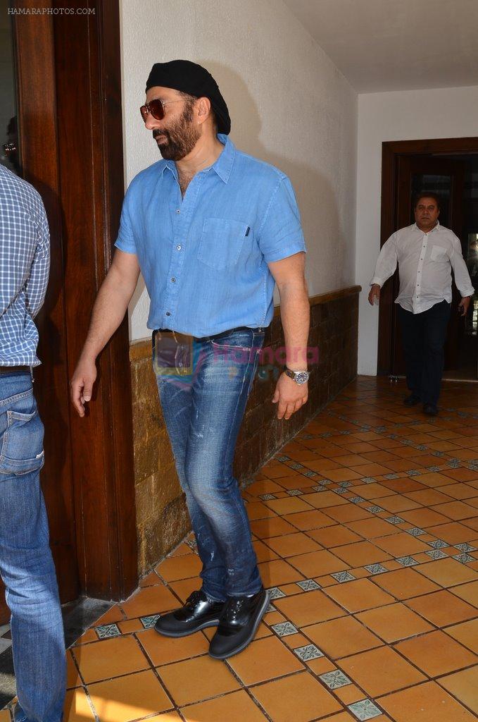 Sunny deol at the Promotion of Dishkiyaoon in Sun N Sand on 25th March 2014