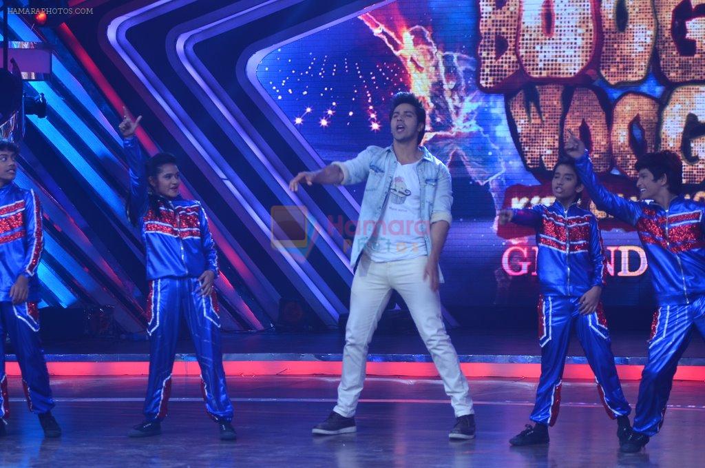 Varun Dhawan on the sets of Boogie Woggie grand finale in Malad, Mumbai on 25th March 2014