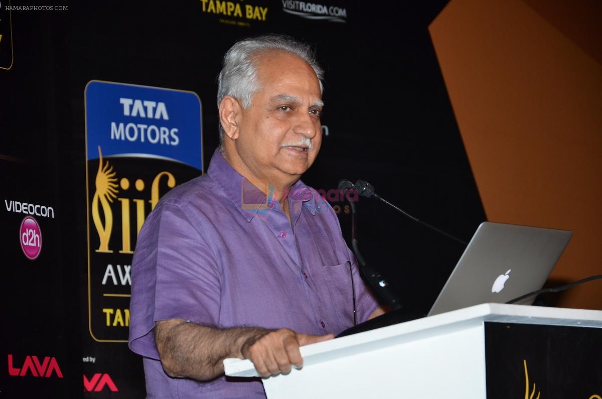 Ramesh Sippy at IIFA promotions in Mumbai on 27th March 2014
