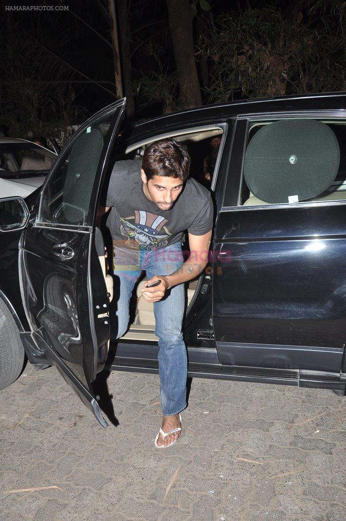 Siddharth Malhotra at the screening of the film Inam in Mumbai on 26th March 2014