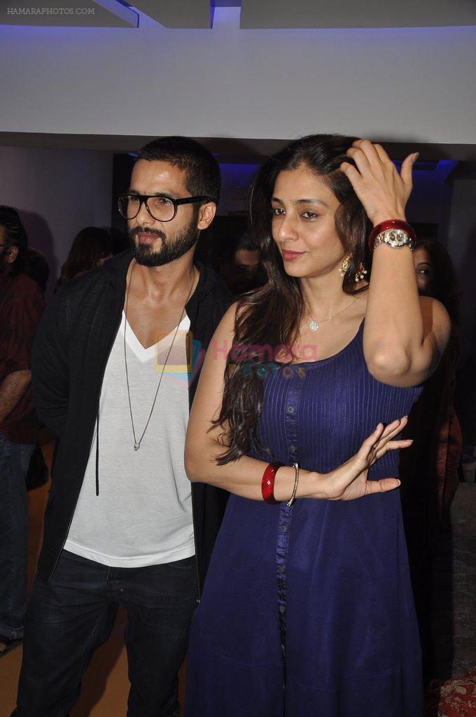 Shahid Kapoor, Tabu at the screening of the film Inam in Mumbai on 26th March 2014