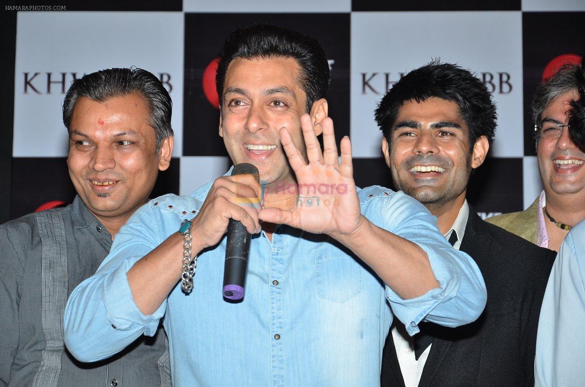 Salman KHan unveils Khwaabb Music Album in Mumbai on 28th March 2014
