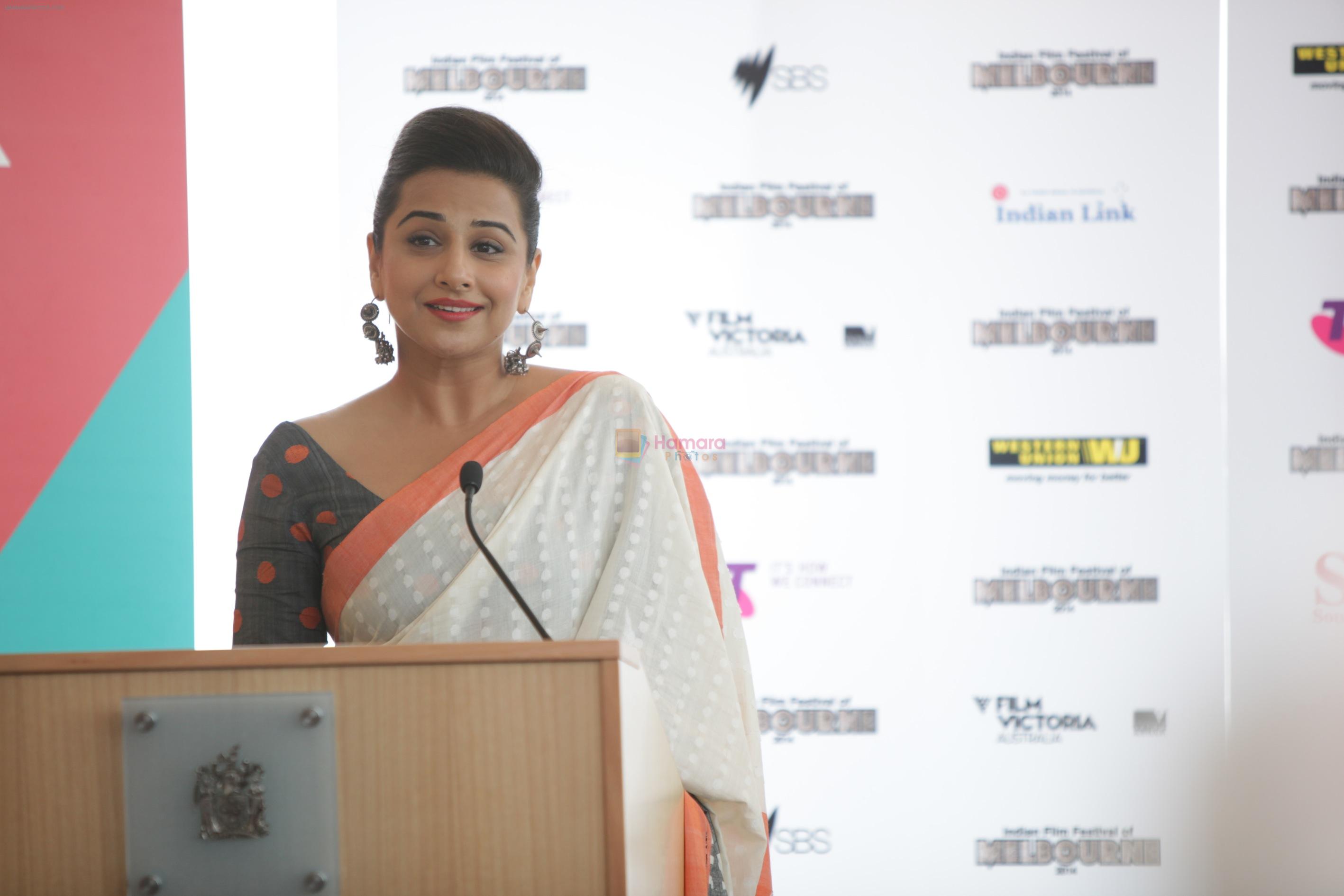 Vidya Balan at The program for the 2014 edition of the Indian Film Festival of Melbourne (IFFM) was launched in Melbourne on 28th March 2014