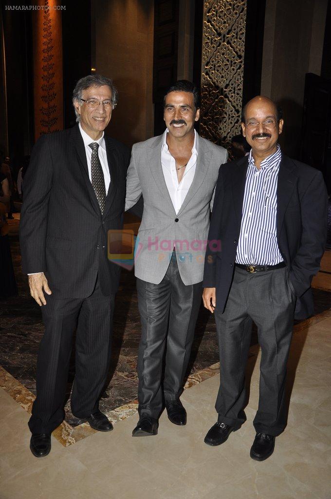 Akshay kumar at Asian Heart Institute's Emergency Health Card Launch with Dr. Panda in Mumbai on 28th March 2014