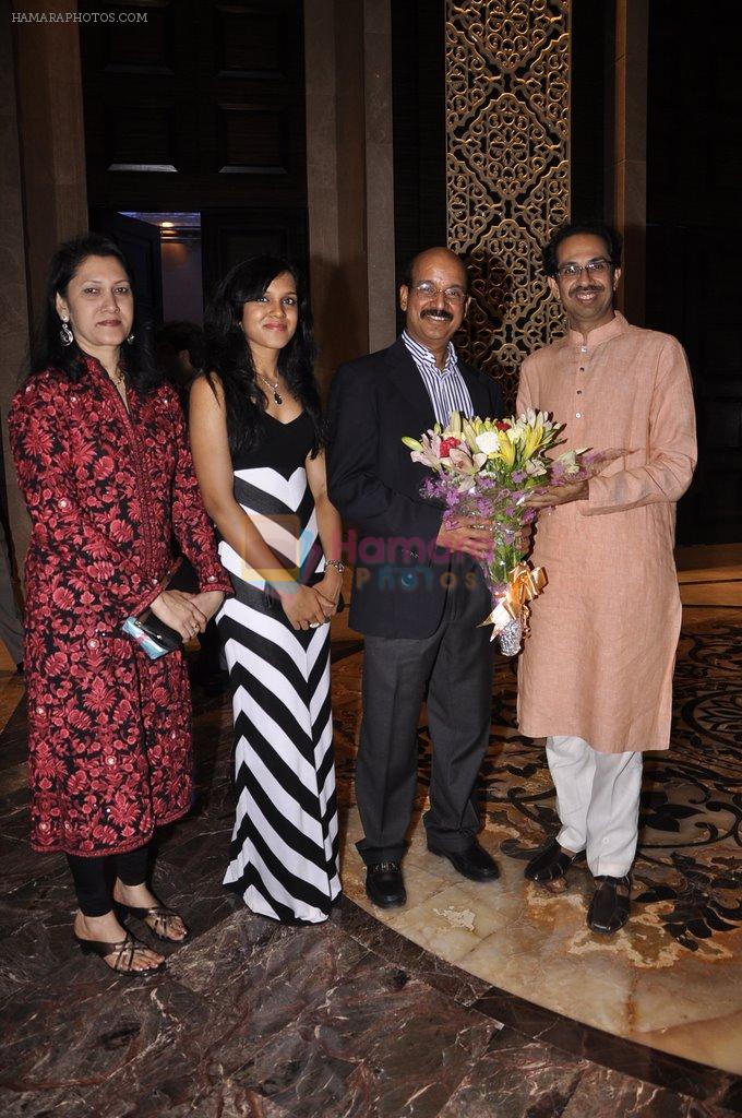 Uddhav Thackeray at Asian Heart Institute's Emergency Health Card Launch with Dr. Panda in Mumbai on 28th March 2014