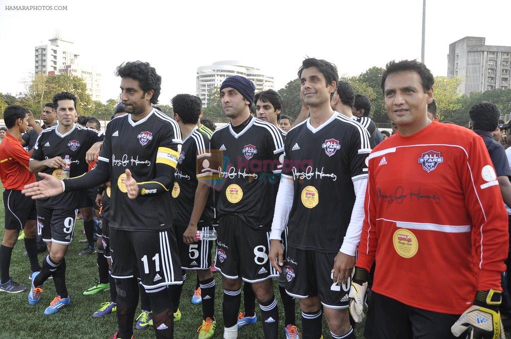 Abhishek Bachchan at Celebrity Football Match 2014 in Mumbai on 29th March 2014