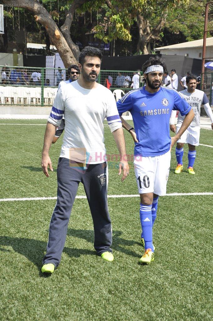 Harman Baweja at Celebrity Football Match 2014 in Mumbai on 29th March 2014