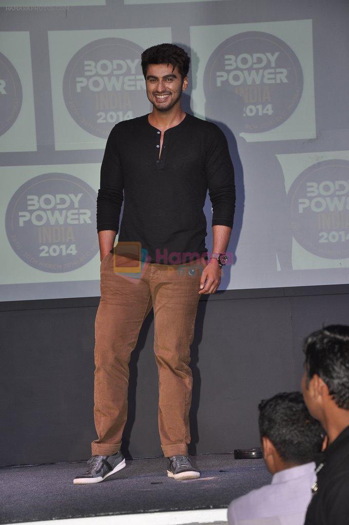 Arjun Kapoor at UK Body Power Expo Fitness Exhibition 2014 in Mumbai on 29th March 2014