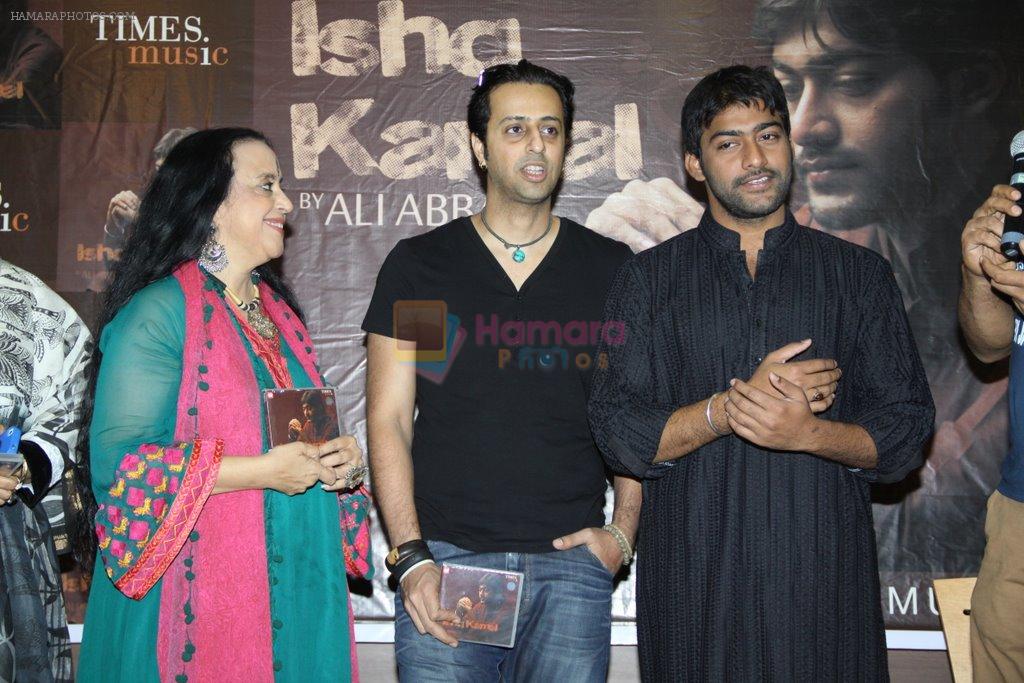 Salim merchant, Ila Arun at Pakistani singer Ali Abas album launch in Mumbai on 2nd April 2014