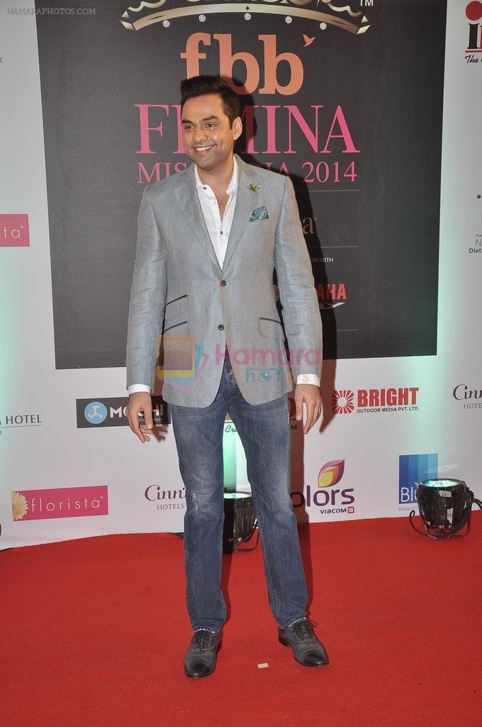 Abhay Deol at Femina Miss India red carpet arrivals in YRF, Mumbai on 5th april 2014