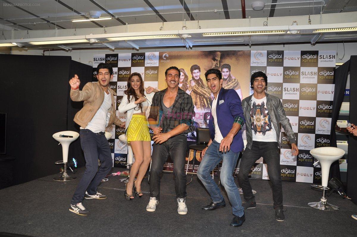 Mohit Marwah, Kiara Advani, Akshay Kumar, Vijendra Singh, Arfi Lamba unveils Fugly first look in Mumbai on 7th April 2014