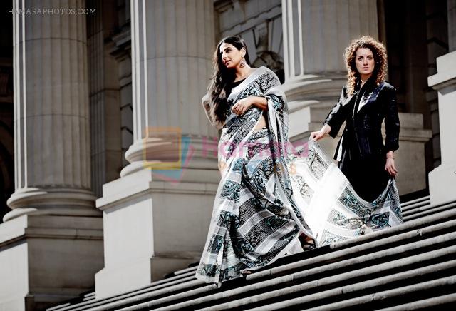 Vidya Balan's stunning photo shoot with Australia's celebrated designers - Akira Isogawa and Susan Dimasi