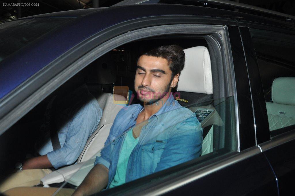 Arjun Kapoor return from Kolkatta on 9th April 2014