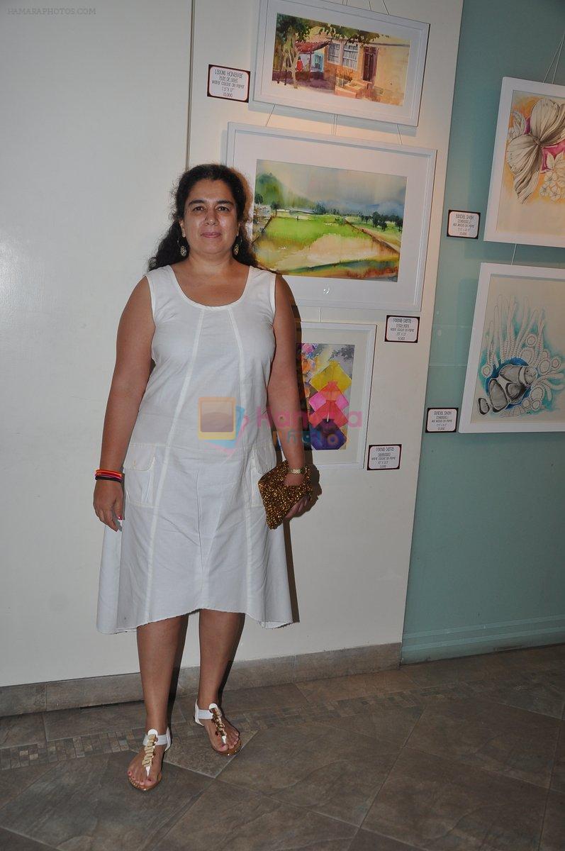 Reena Dutta at Aamir Khan's sister Nikhat Khan art showcase in Cymroza art gallery on 11th April 2014