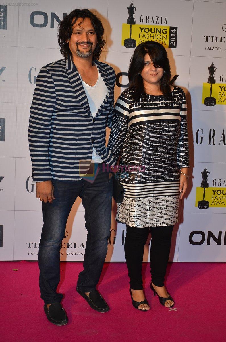 at Grazia Young Fashion Awards in Mumbai on 13th April 2014