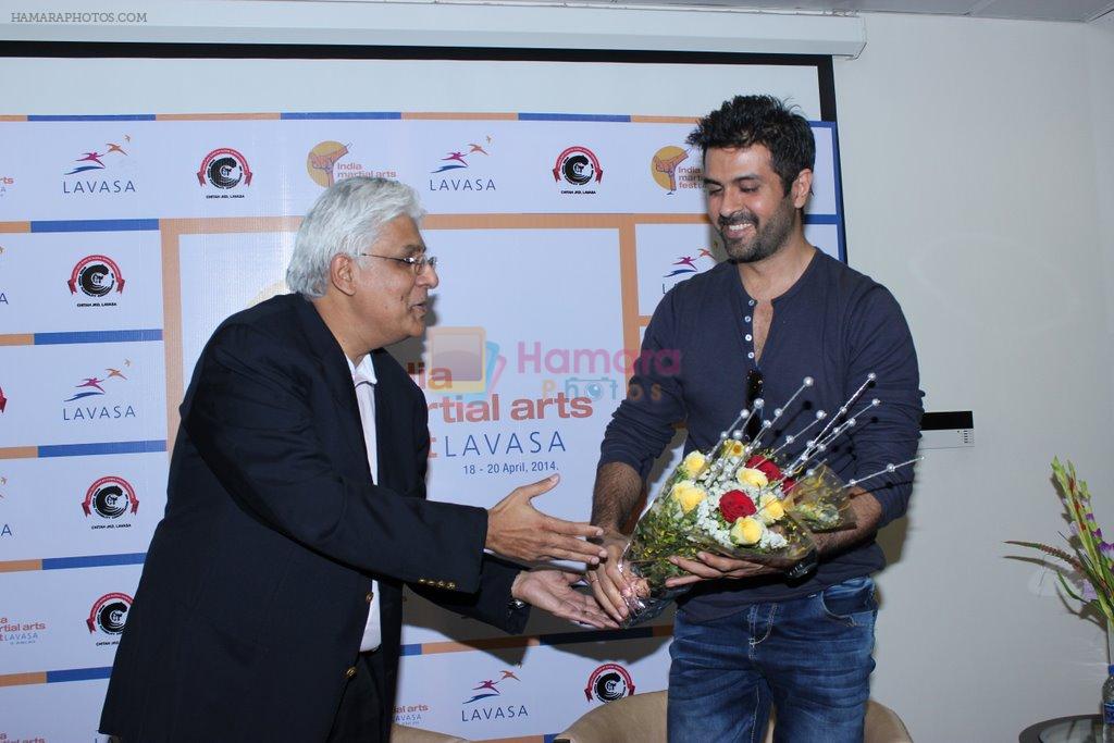 Harman Baweja at Lavasa Fest launch in Vikhroli, Mumbai on 14th April 2014