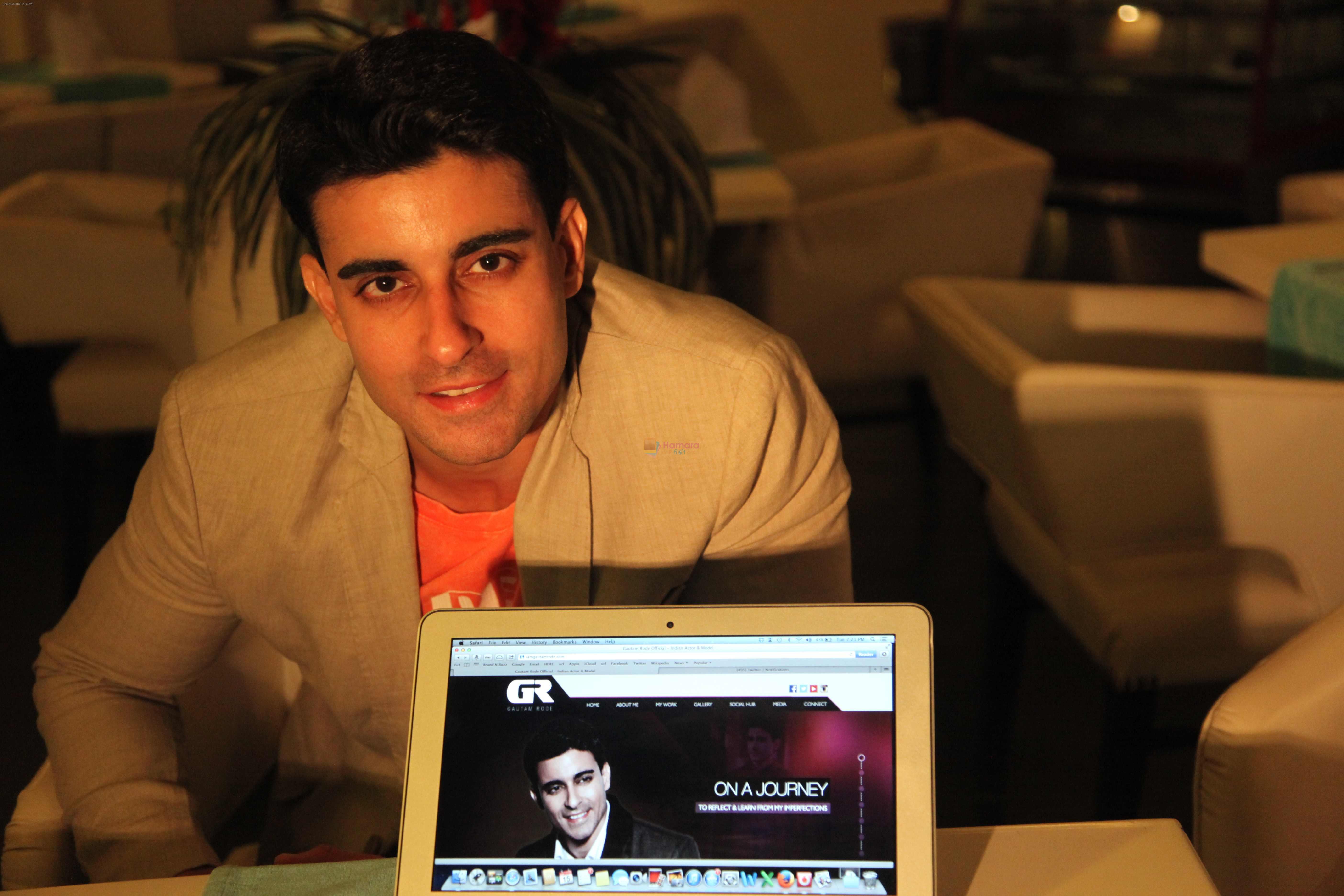 Gautam Rode Launches his Website in Mumbai on 15th April 2014