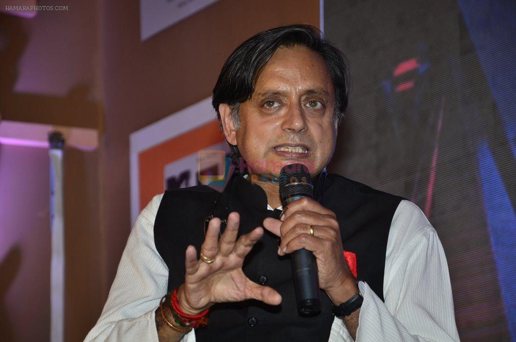 Shashi Tharoor at MTV Youth Marketing Forum in Mumbai on 16th April 2014