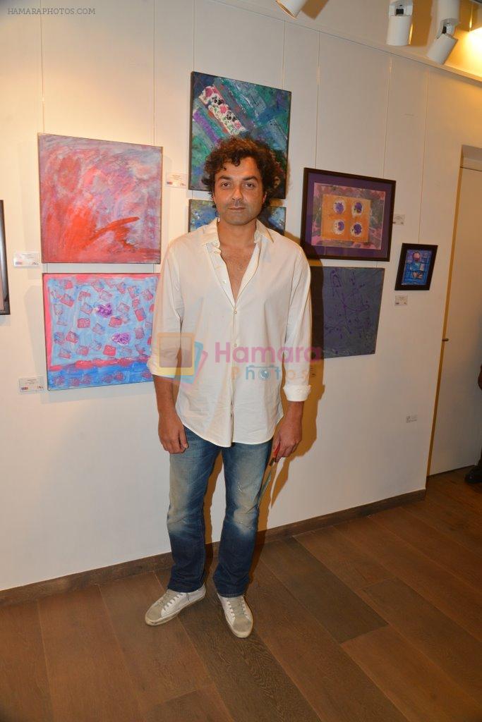 Bobby Deol at Gateway school Annual charity art show in Delhi Art Gallery, Kala Ghoda on 17th April 2014