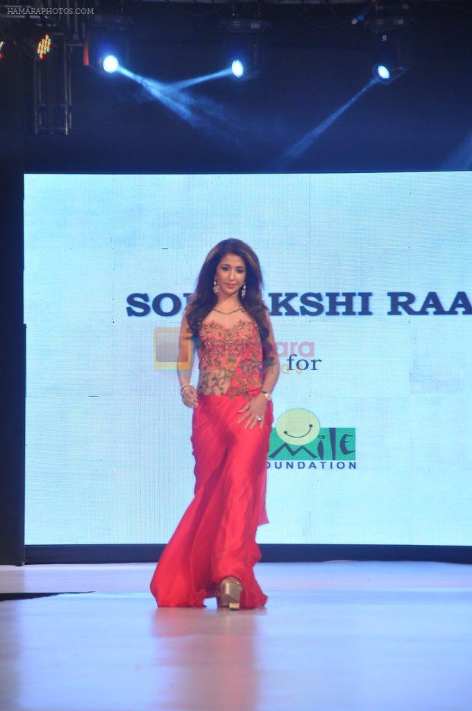 Krishika Lulla walks for Sonakshi Raaj at Save Girl Child show in ITC Parel, Mumbai on 19th April 2014