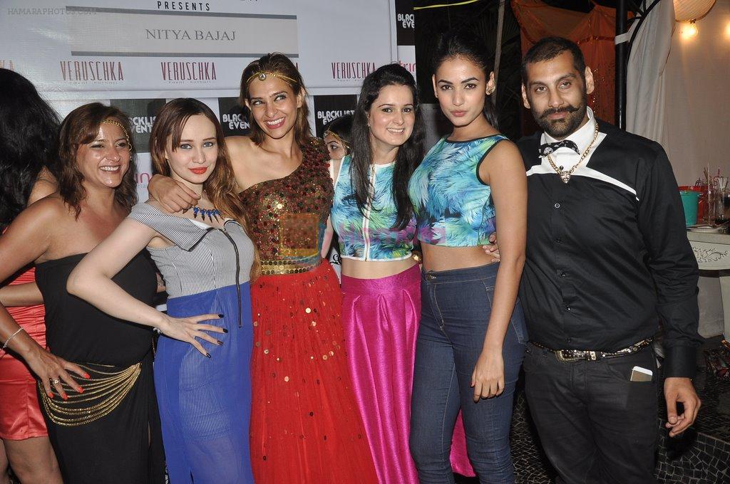 Sonal Chauhan at Nitya Bajaj fashion show in Villa 69, Mumbai on 18th April 2014
