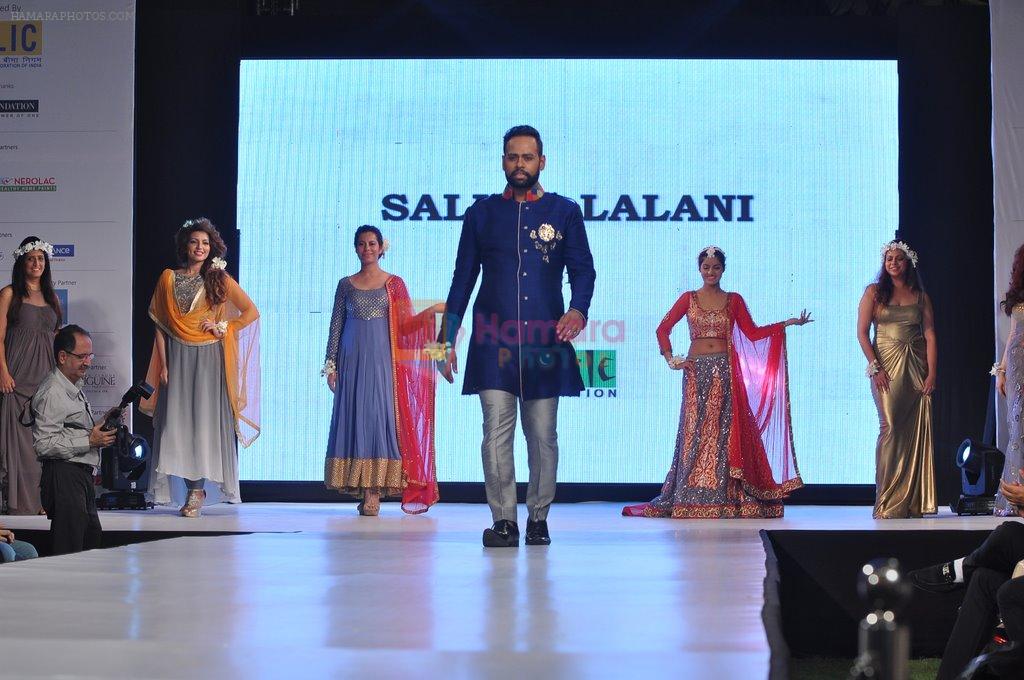 Andy walks for Sonakshi Raaj at Save Girl Child show in ITC Parel, Mumbai on 19th April 2014