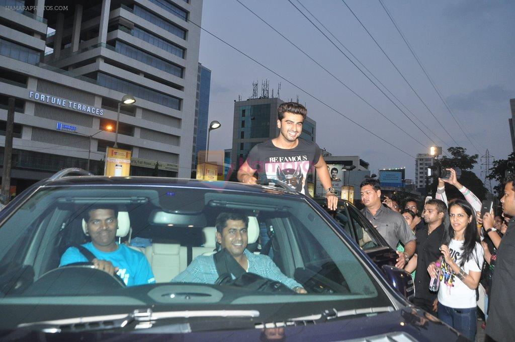 Arjun Kapoor at 2 states promotions in Mumbai on 20th April 2014