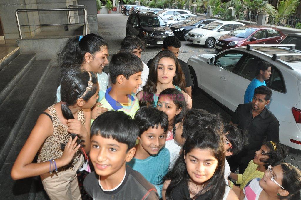 Alia Bhatt at 2 states promotions in Mumbai on 20th April 2014