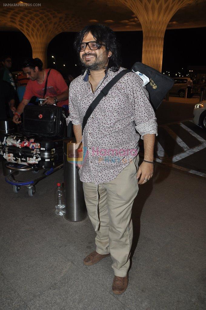Pritam Chakraborty at  IIFA Day 2 departures in Mumbai Airport on 22nd April 2014